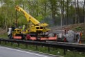 VU Gefahrgut LKW umgestuerzt A 4 Rich Koeln Hoehe AS Gummersbach P240